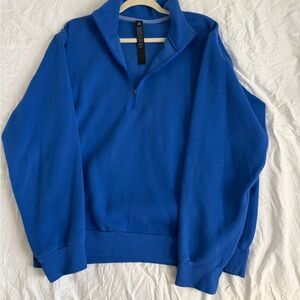 Lululemon Athletica Vibrant Blue Fleece Jacket